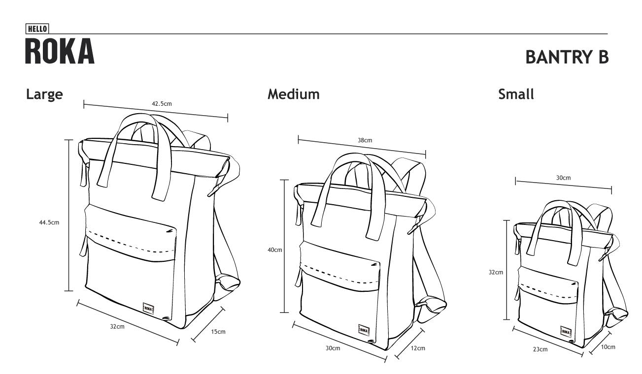 Roka Bantry B Small Orange Backpack Sketch