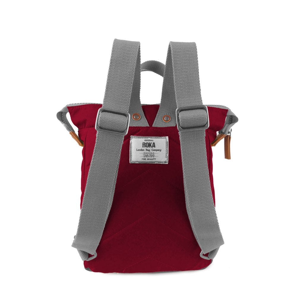 Roka Bantry B Small Cranberry Backpack Back