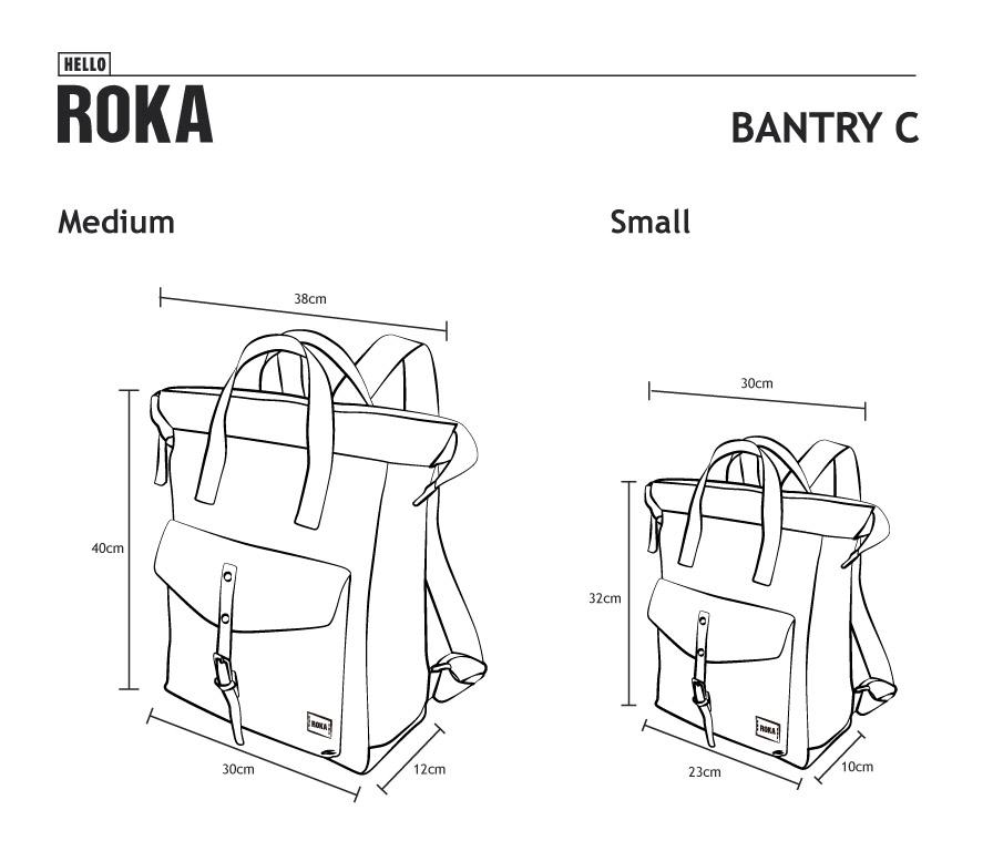 Roka Bantry C Medium Black Backpack Sketch