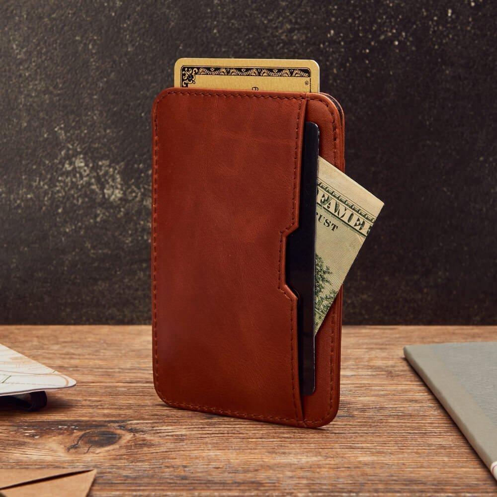 Vaultskin Chelsea RFID Card Holder (Cognac) – WEEK& Studio