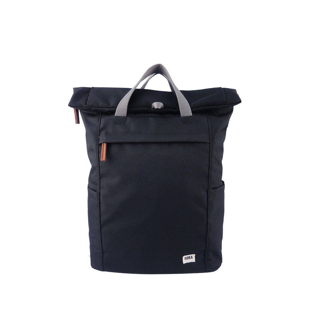 Roka Finchley A Medium Black Backpack Front