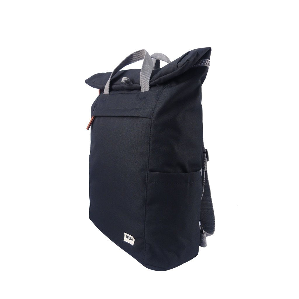 Roka Finchley A Medium Black Backpack Side