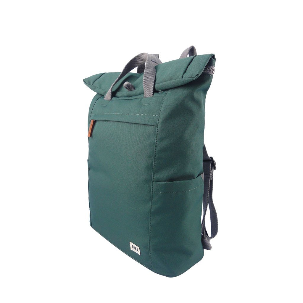 Roka Finchley A Medium Fern Green Backpack Side
