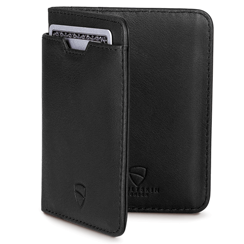 Vaultskin City RFID Wallet (Black) Standing