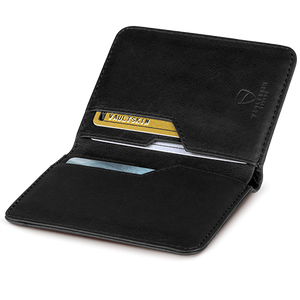 Vaultskin City RFID Wallet (Black) Open