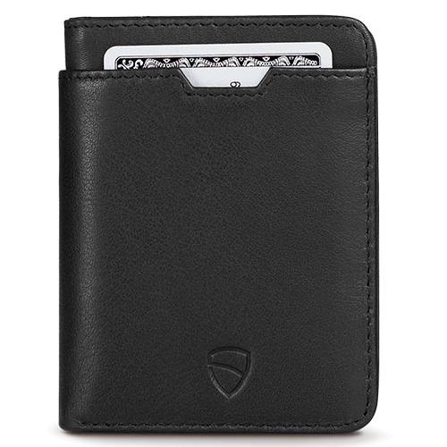 Vaultskin City RFID Wallet (Black) Front