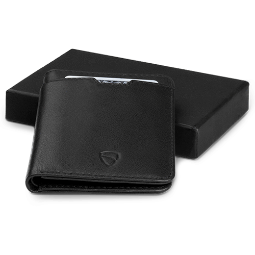 Vaultskin City RFID Wallet (Black) With Case