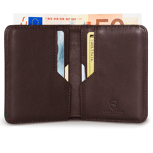 Vaultskin City RFID Wallet (Brown) Inside