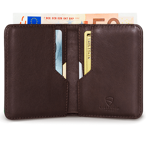 Vaultskin City RFID Wallet (Brown) Inside