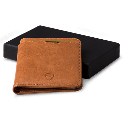 Vaultskin City RFID Wallet (Cognac) With Box